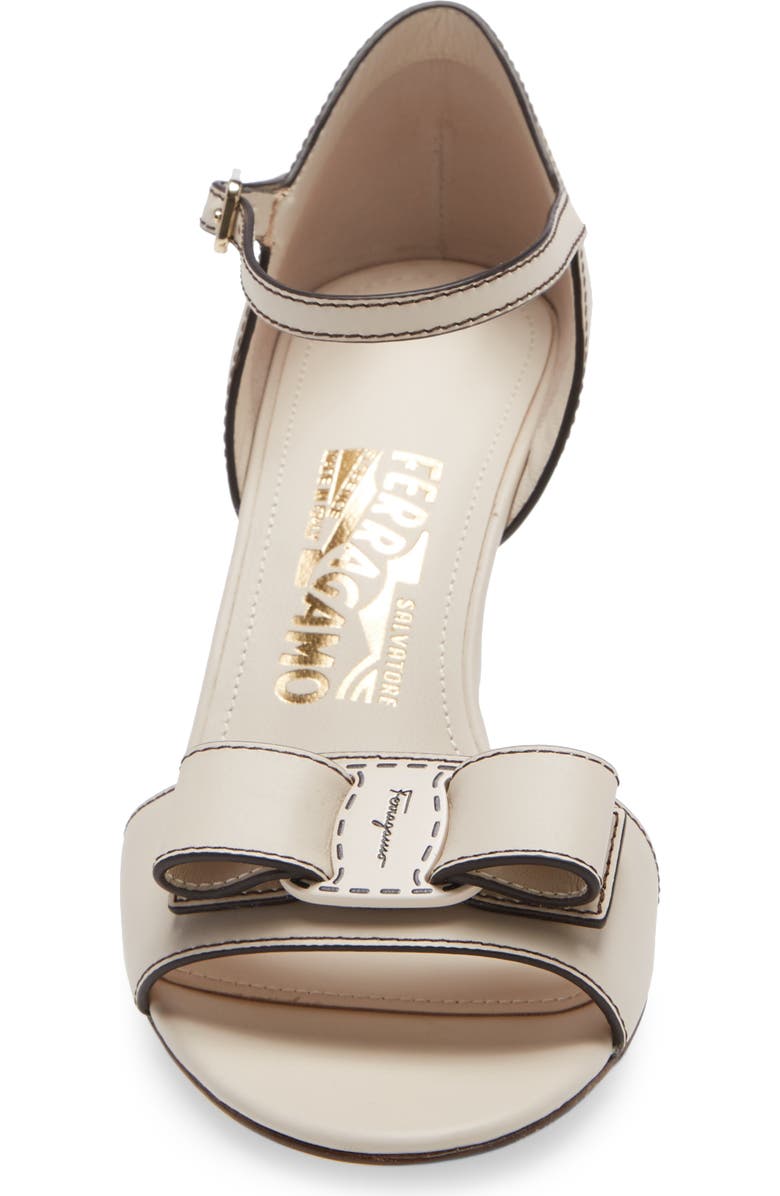 FERRAGAMO Salvatore Ferragamo Grette Bow Wedge Sandal, Alternate, color,