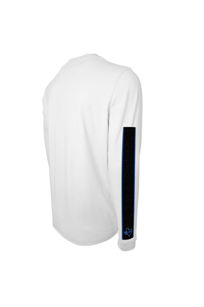 Unisex Stadium Essentials White Dallas Mavericks 2023/24 City Edition Scoreboard Long Sleeve T-Shirt, Alternate, color, White