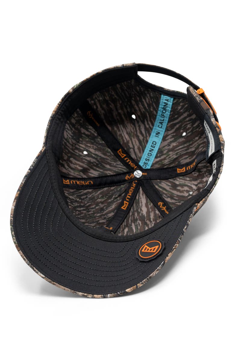 Melin x Realtree Legend Hydro Performance Snapback Hat, Alternate, color, Edge