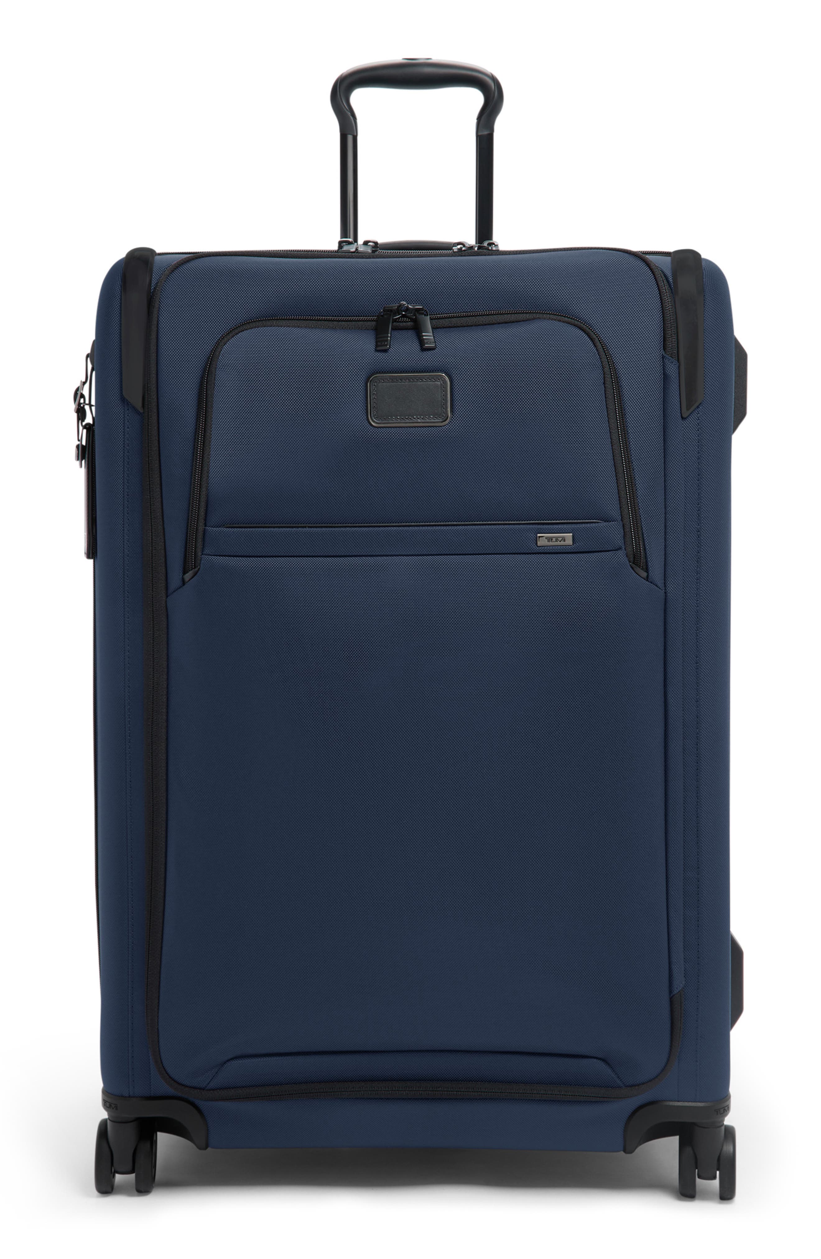 TUMI Large Dual Access Expandable Checked Luggage, Main, color, Navy