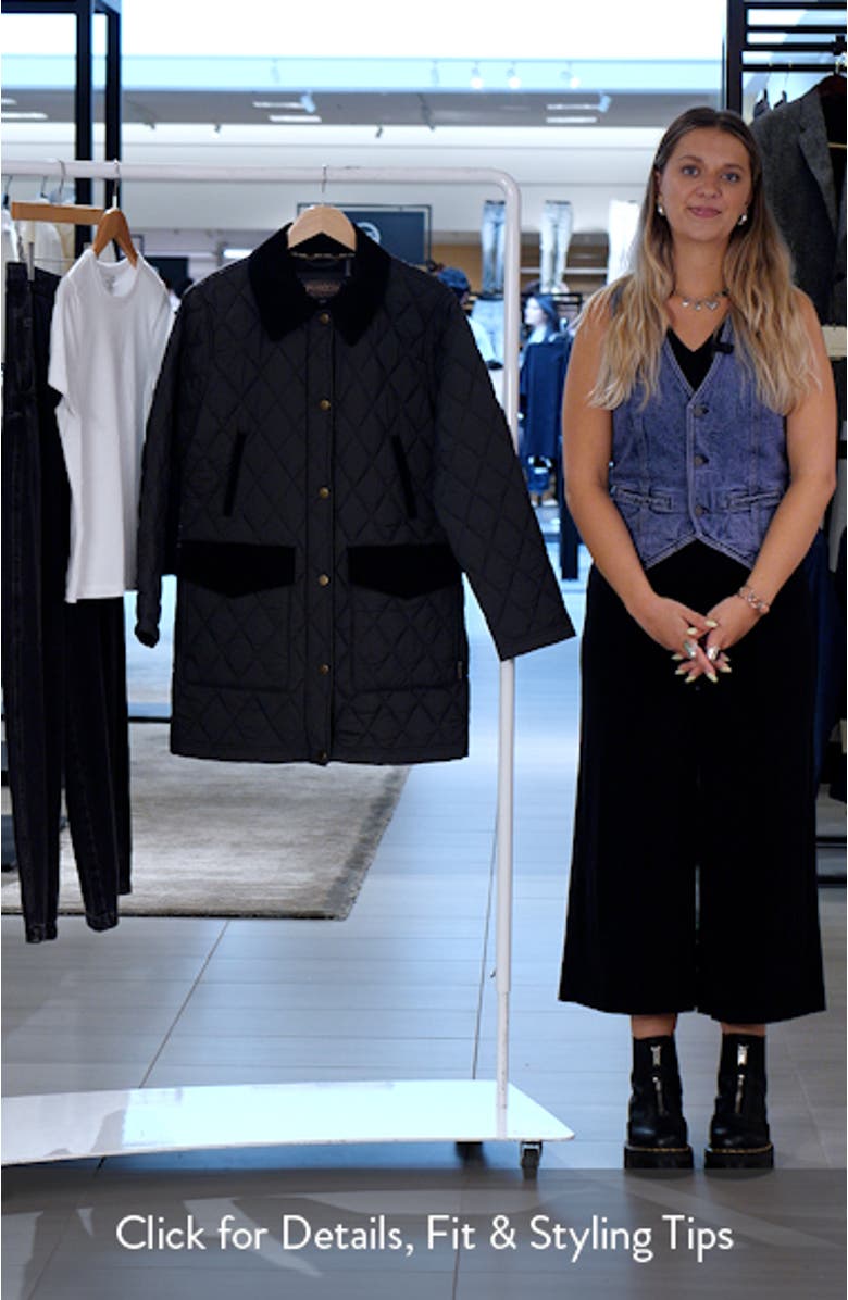 Sun River Quilted Field Coat, sales video thumbnail