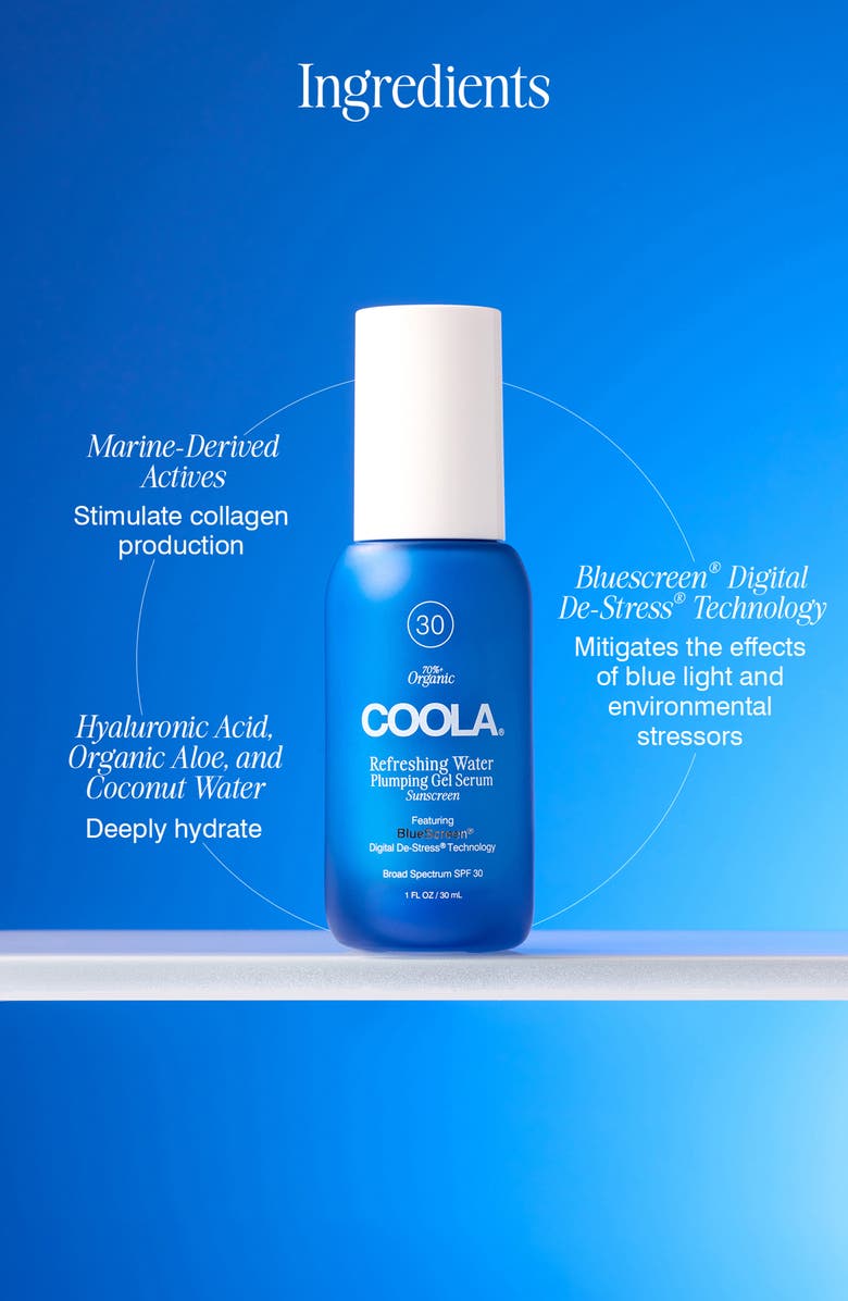 COOLA<sup>®</sup> Refreshing Water Plumping Gel SPF 30, Alternate, color,