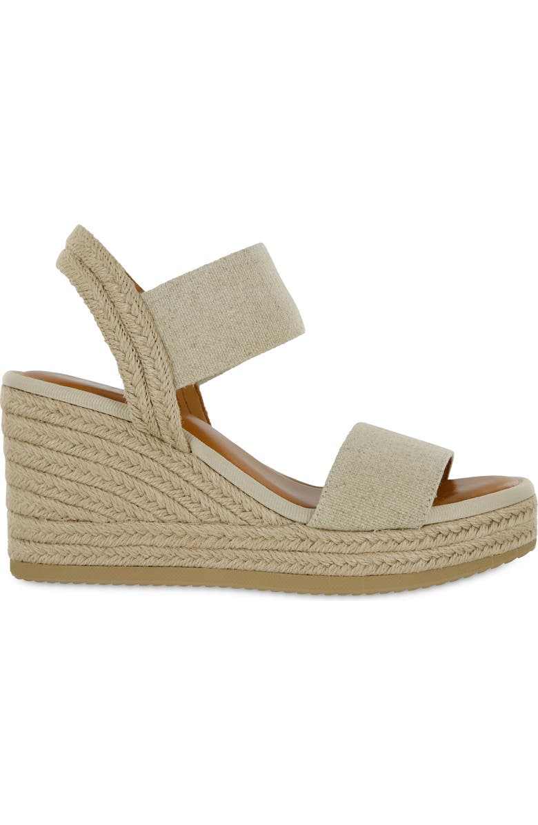 MIA Brittni Espadrille Wedge Sandal, Alternate, color, Natural