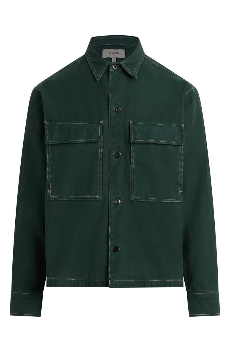 Hudson Jeans Cotton Button-Up Shirt Jacket, Alternate, color, 