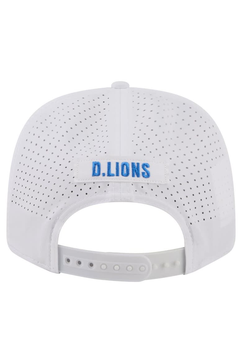 Men's New Era White Detroit Lions Name Plate 9SEVENTY Adjustable Hat, Alternate, color, White