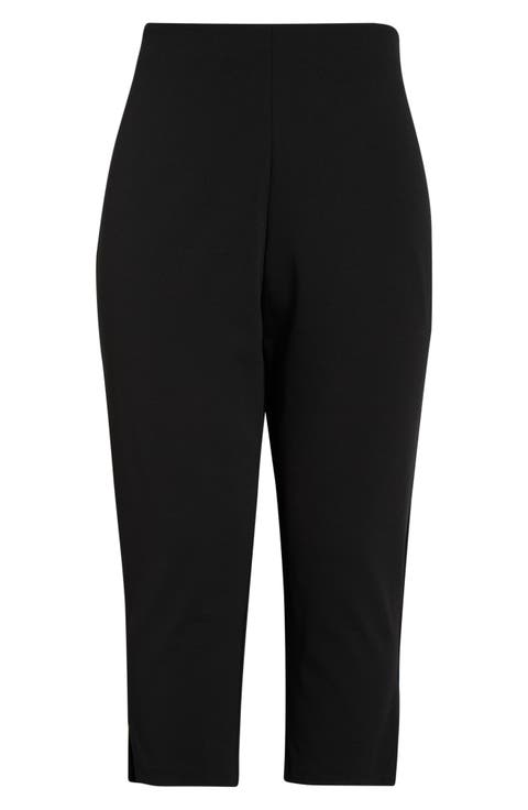 Slim High Rise Crop Pants