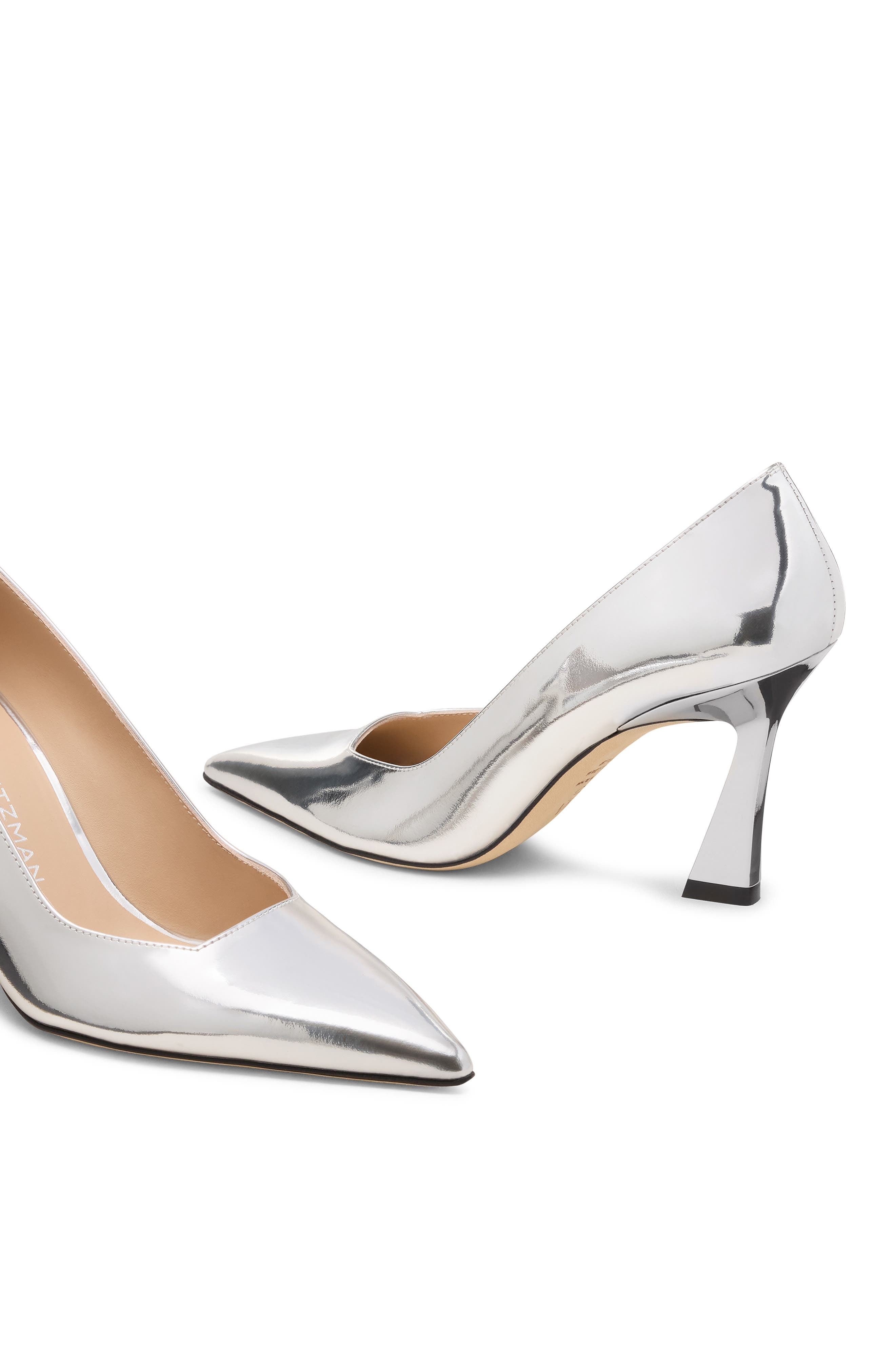 Stuart Weitzman Vinnie 85 Pump, Alternate, color, Silver