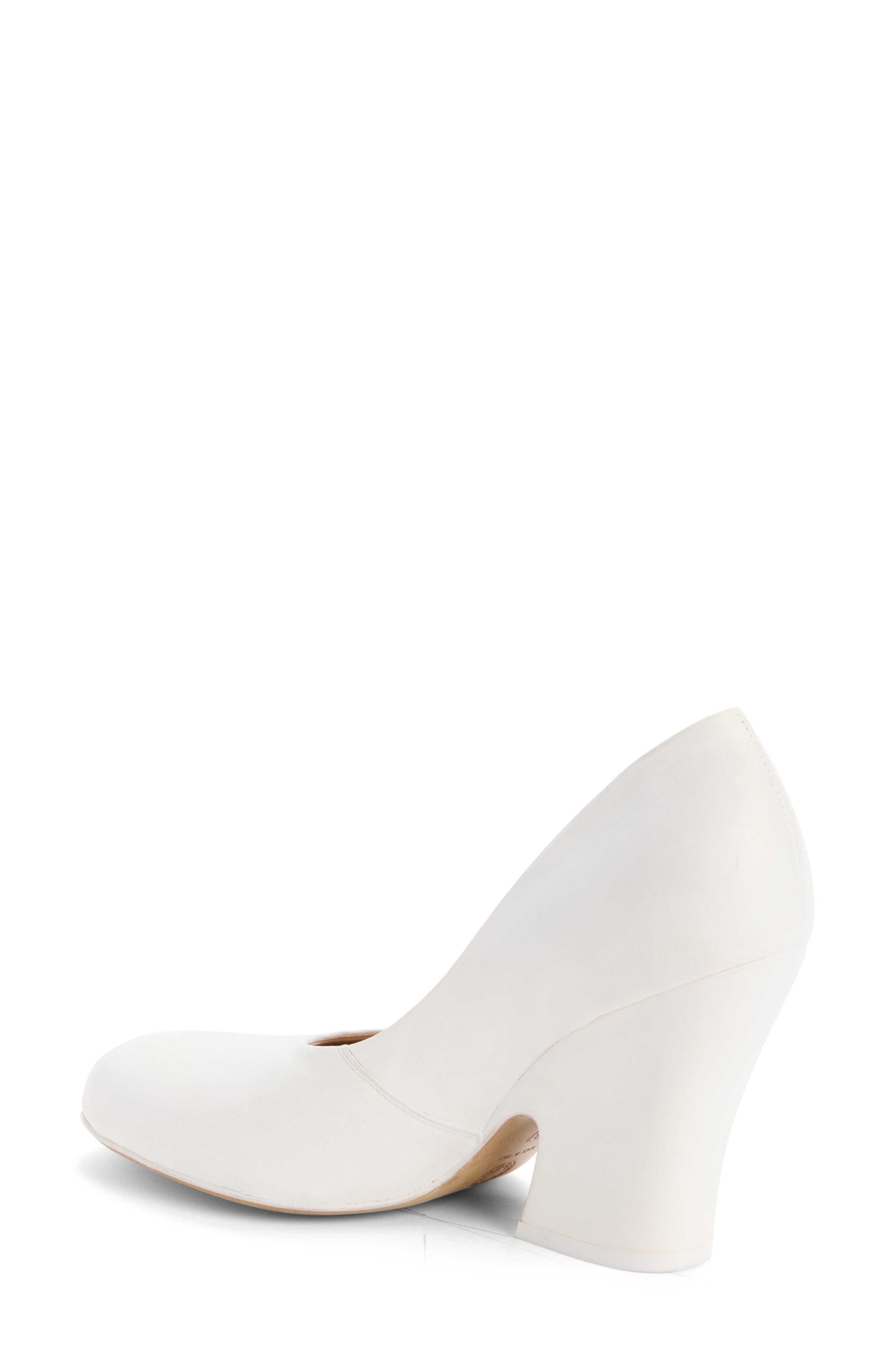 Dries Van Noten Leather Pump, Alternate, color, White