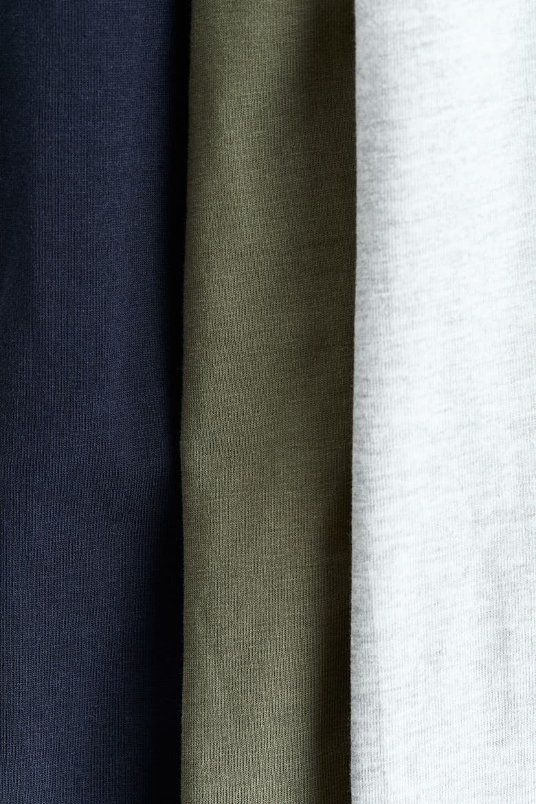 3-pack Cotton Joggers, Alternate, color, Navy blue/Khaki green