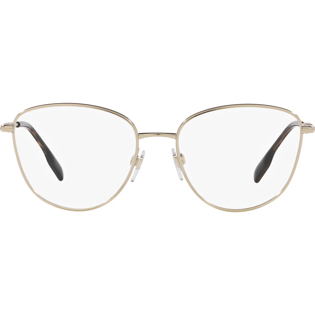 Burberry Virginia 53mm Phantos Optical Glasses In Gold