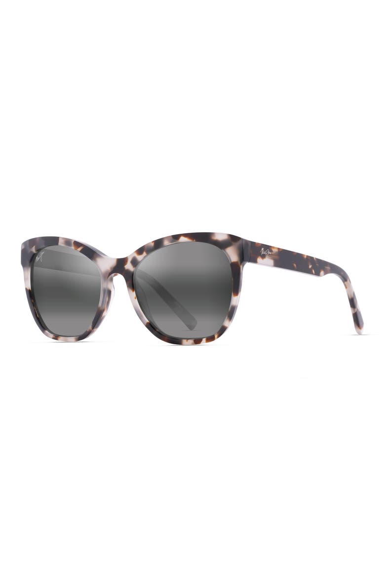 Alulu 56mm PolarizedPlus2® Sunglasses, Alternate, color, WHITE TOKYO TORTOISE