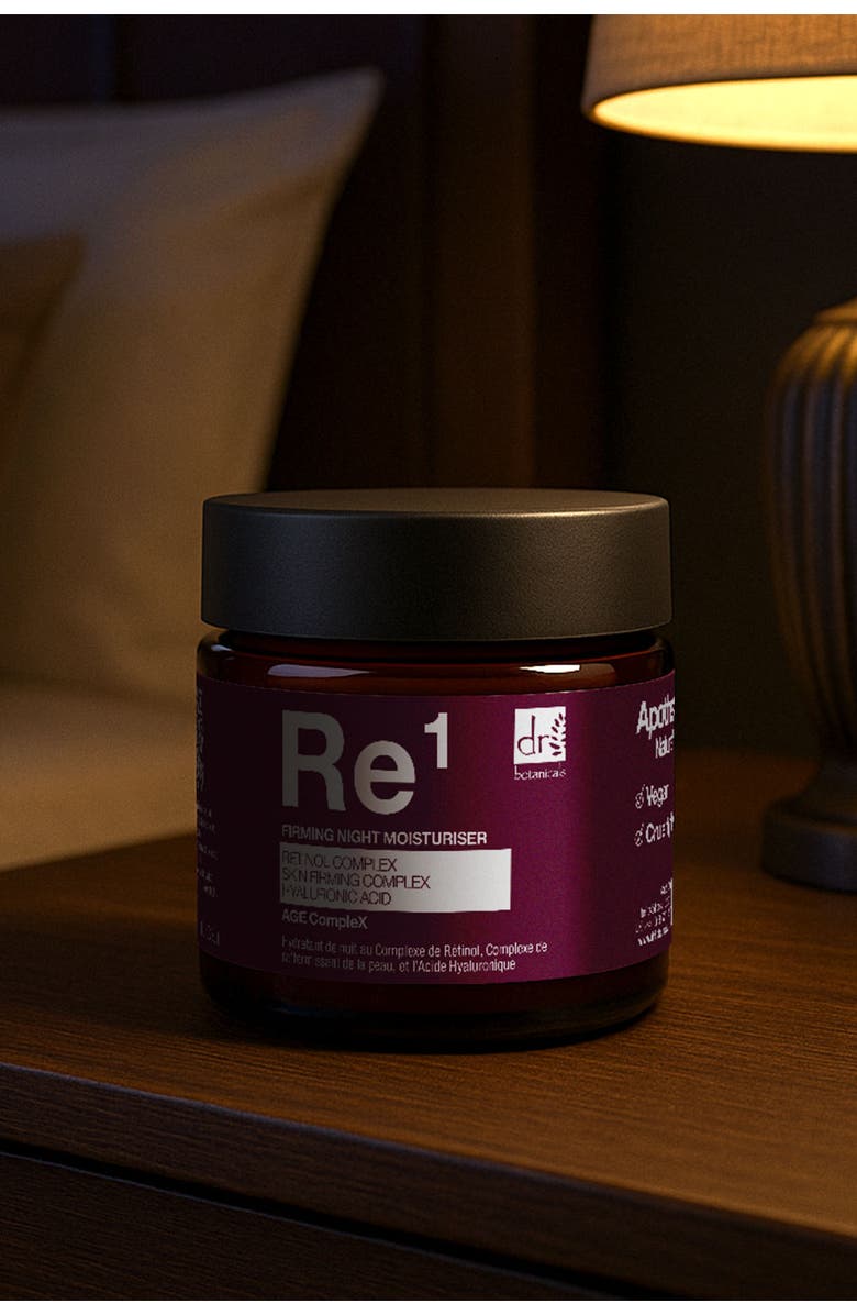DR BOTANICALS Retinol Complex 1%, Skin Firming Complex 1% & Hyaluronic Acid 1% Night Moisturiser 60ml, Alternate, color, 