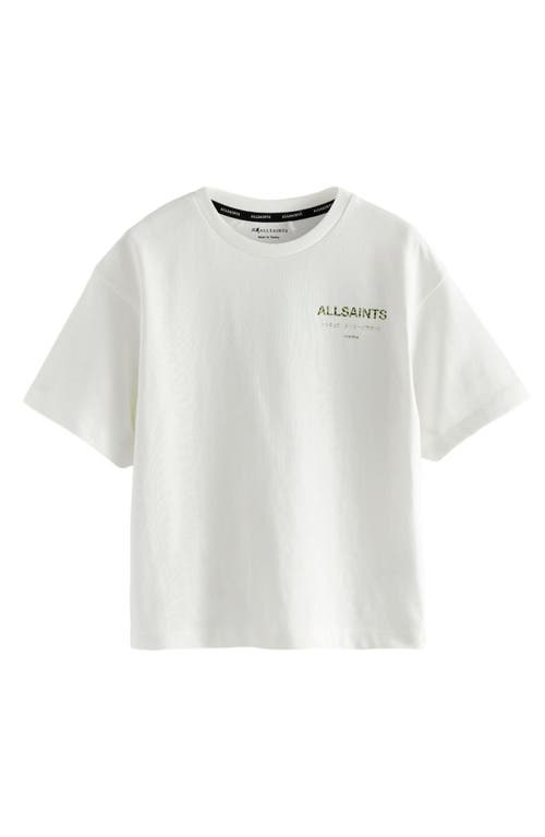 Smallsaints By Allsaints Kids' Camo Underground Cotton Graphic T-shirt In White