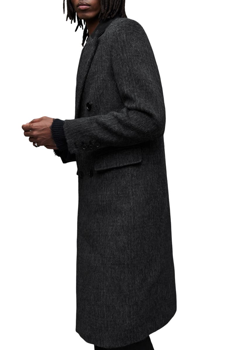 AllSaints Tribeca Double Breasted Coat, Alternate, color, 