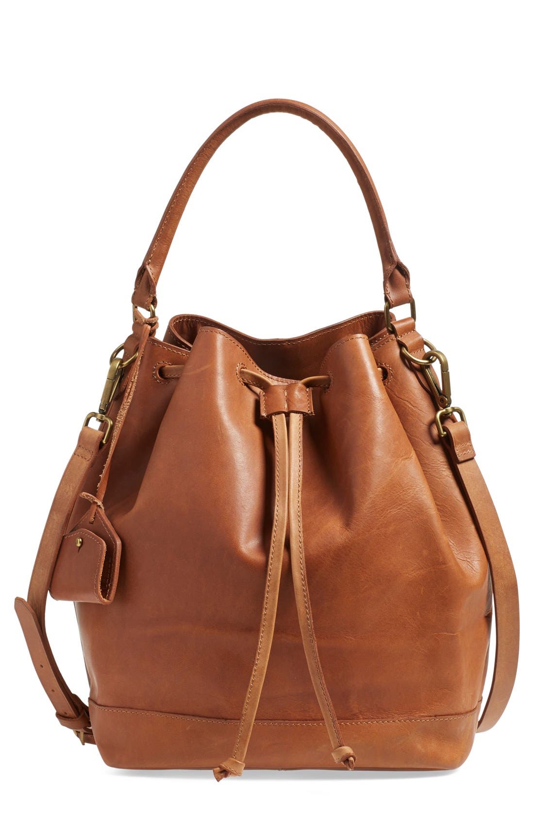 Madewell 'Lafayette' Bucket Bag, Main, color, 