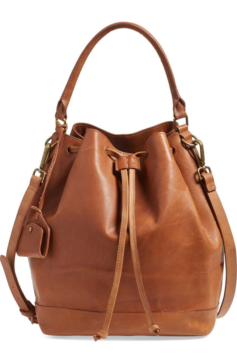 Madewell 'Lafayette' Bucket Bag, Main, color,