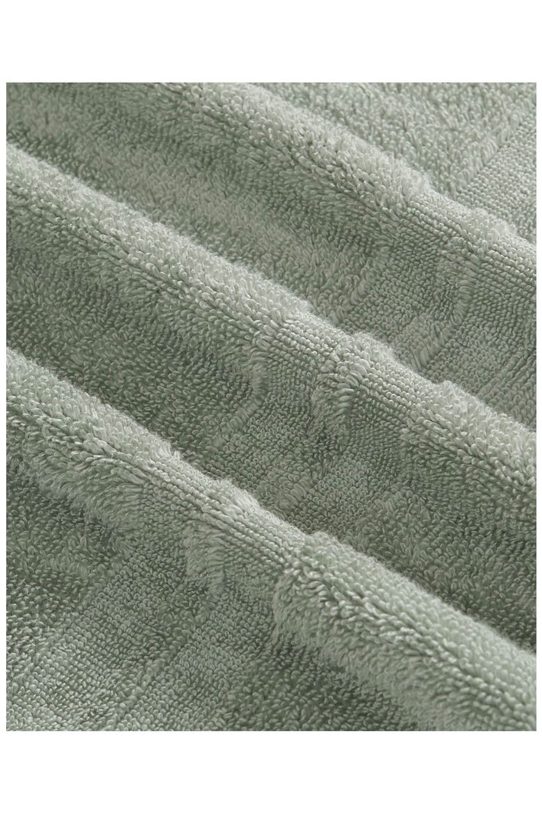 Sofia 6-Piece Bath Towels, Alternate, color, LILY PAD GREEN