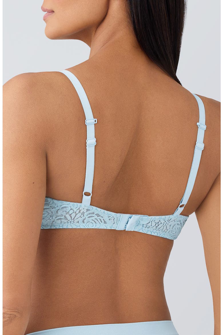 Halo Lace Convertible Underwire Bra, Alternate, color, SOFT SKY