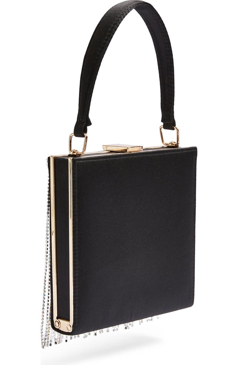 Topshop Fringe Frame Bag, Alternate, color,