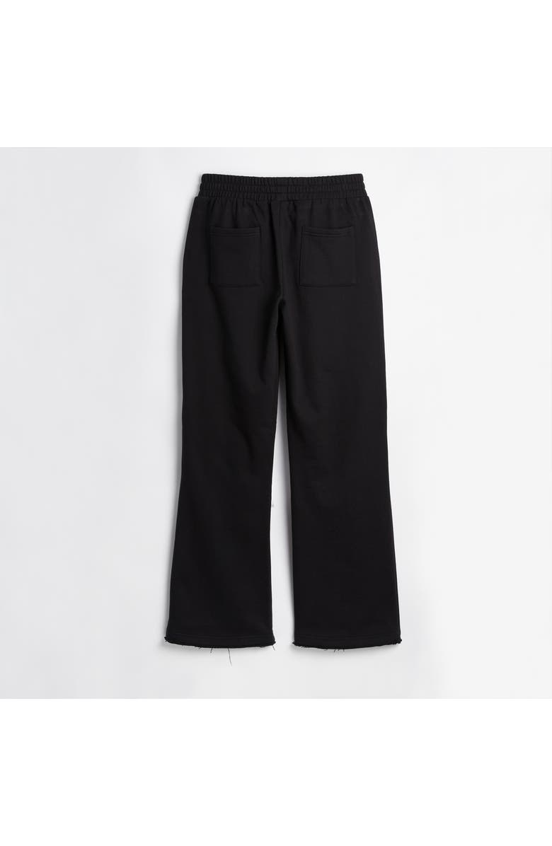 TomboyX French Terry Flare Pant, Alternate, color, Black