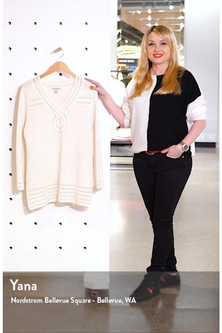 Sand Dollar Shimmer Tunic Sweater video