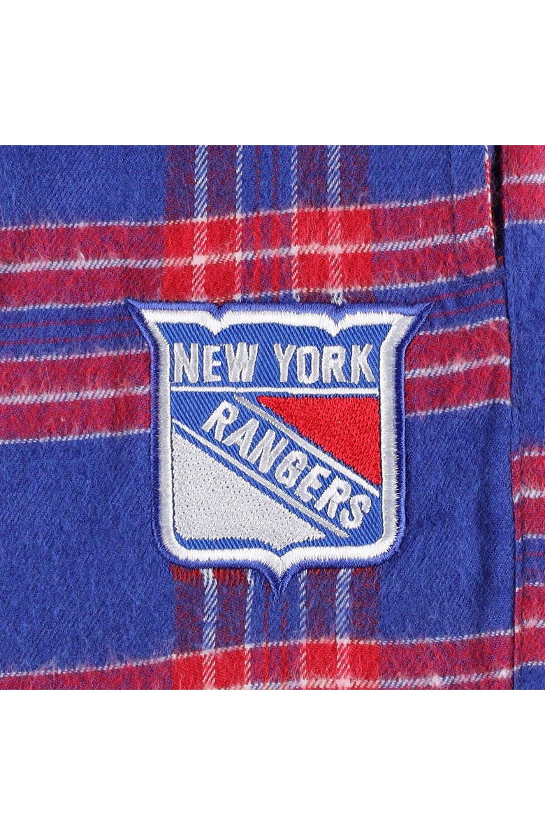 PROFILE Men's Blue/Red New York Rangers Big & Tall T-Shirt & Pajama Pants Sleep Set, Alternate, color,