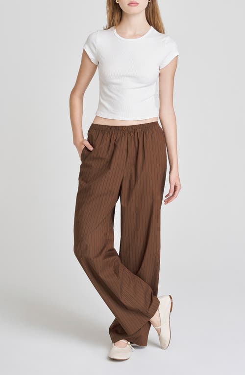 Wayf Billie Stripe Pull-on Cotton Pants