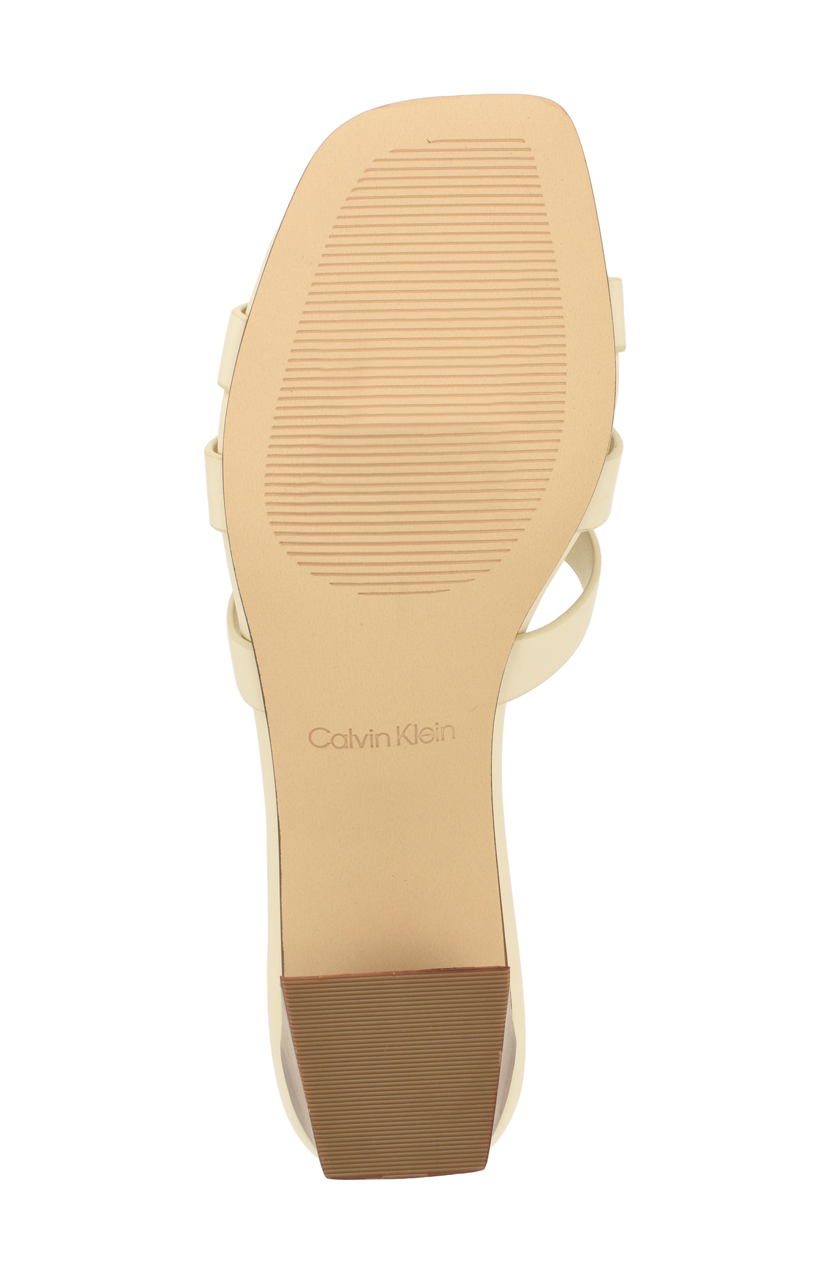 Adelaide Faux Leather Slide Sandal, Alternate, color, LIGHT NATURAL LEATHER