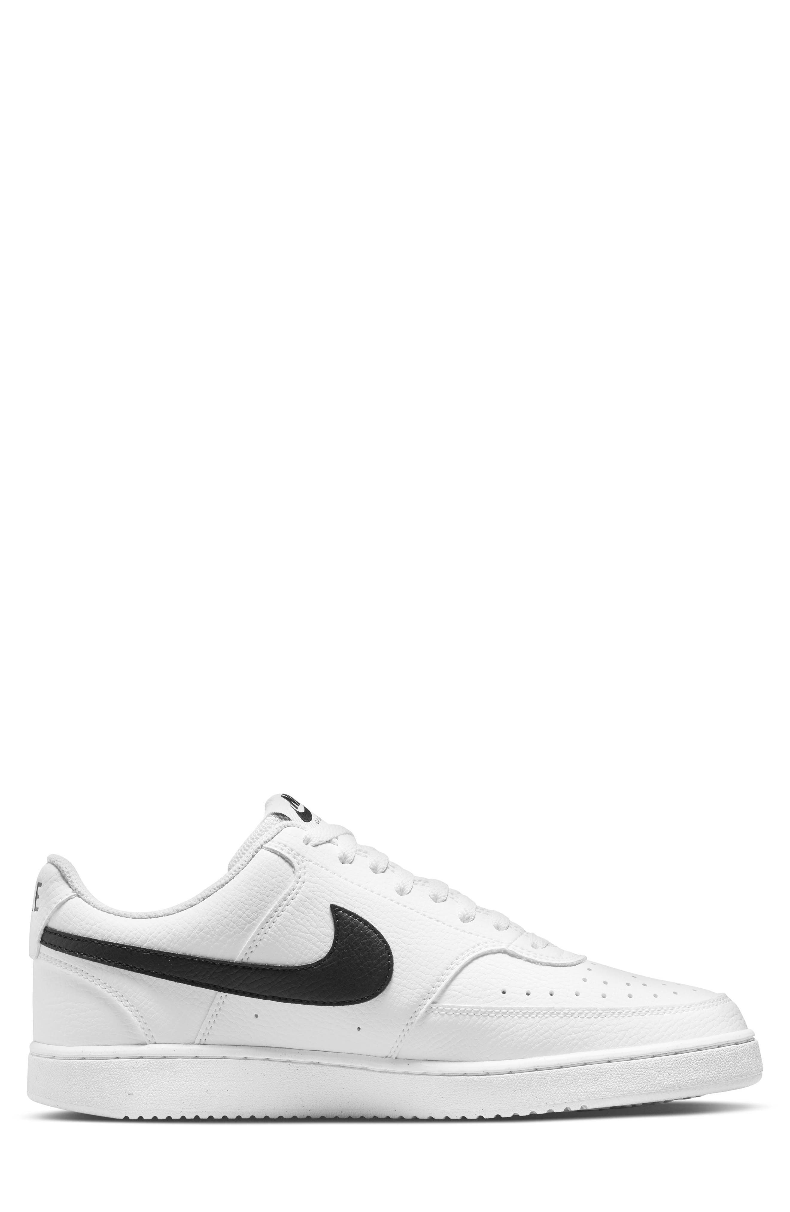 Court Vision Next Nature Sneaker, Alternate, color, WHITE/ BLACK/ WHITE