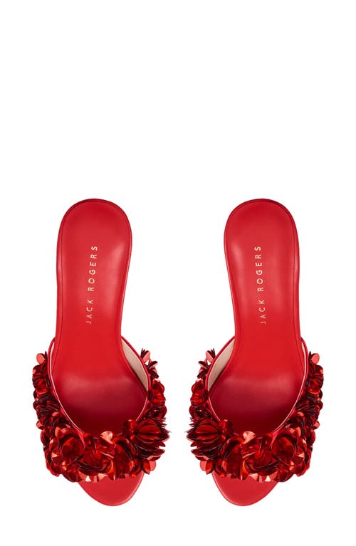 Jack Rogers Crown Slide Sandal In Red