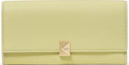 Kate Spade New York deco large pebbled leather flat wallet