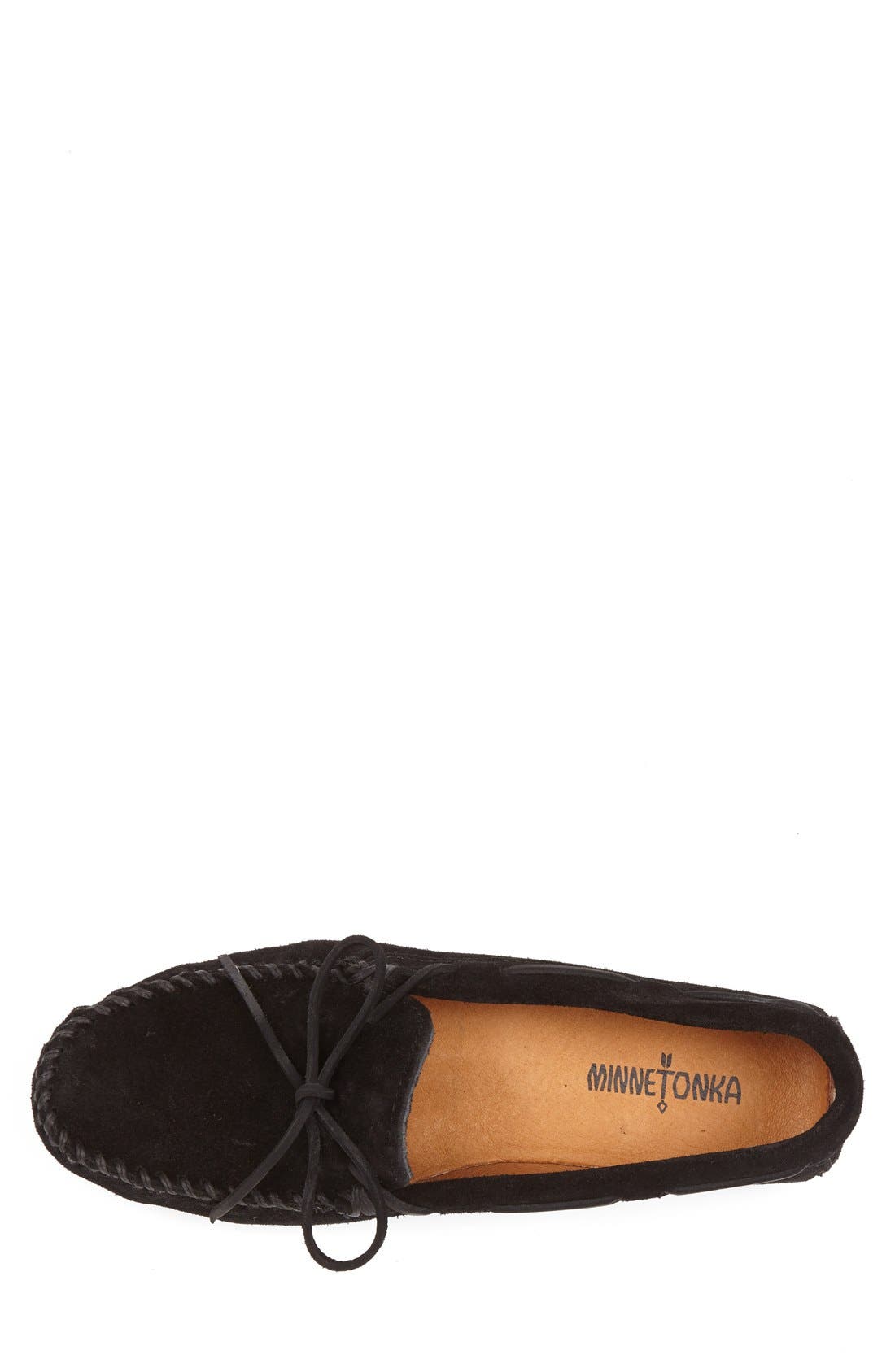 Minnetonka Suede Moccasin, Alternate, color, 