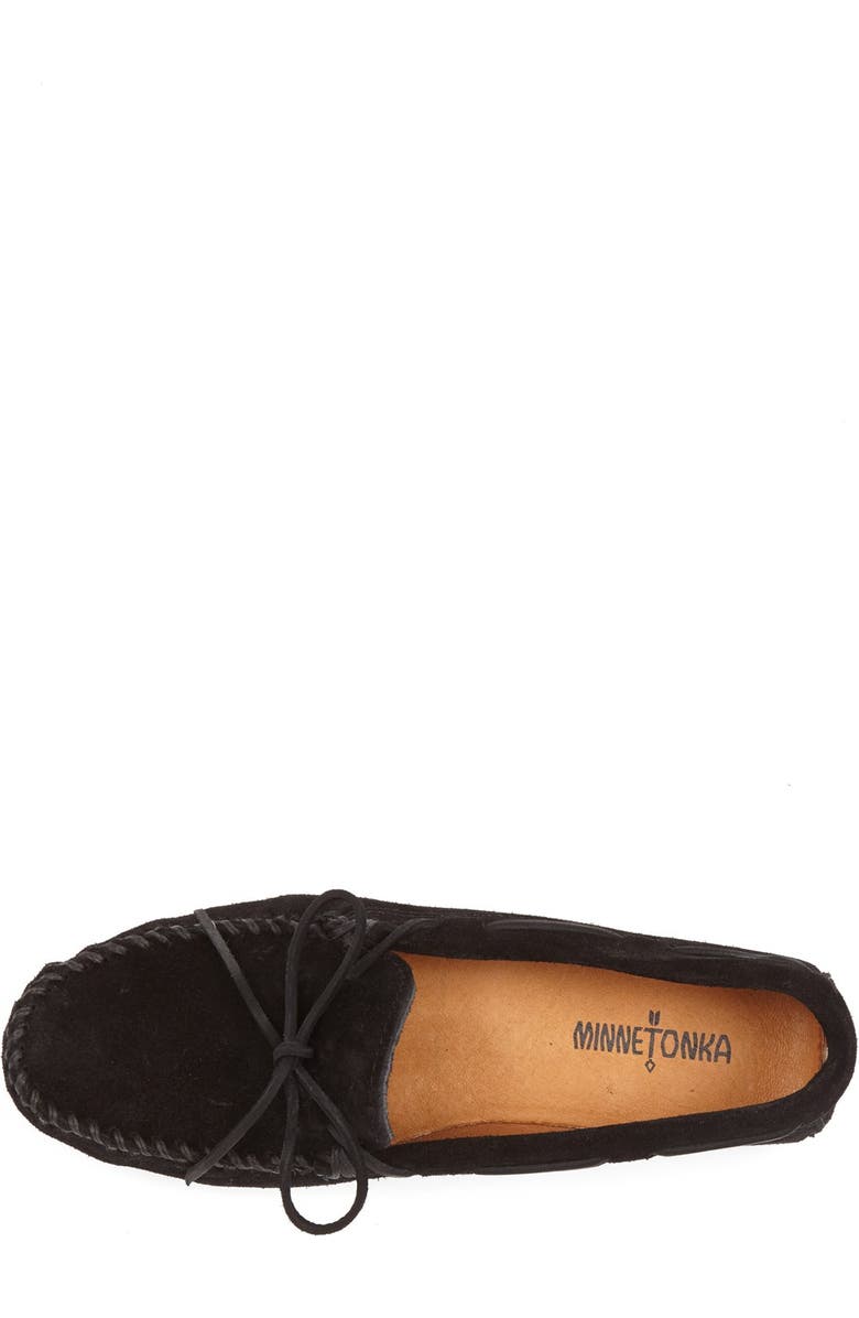 Minnetonka Suede Moccasin, Alternate, color,