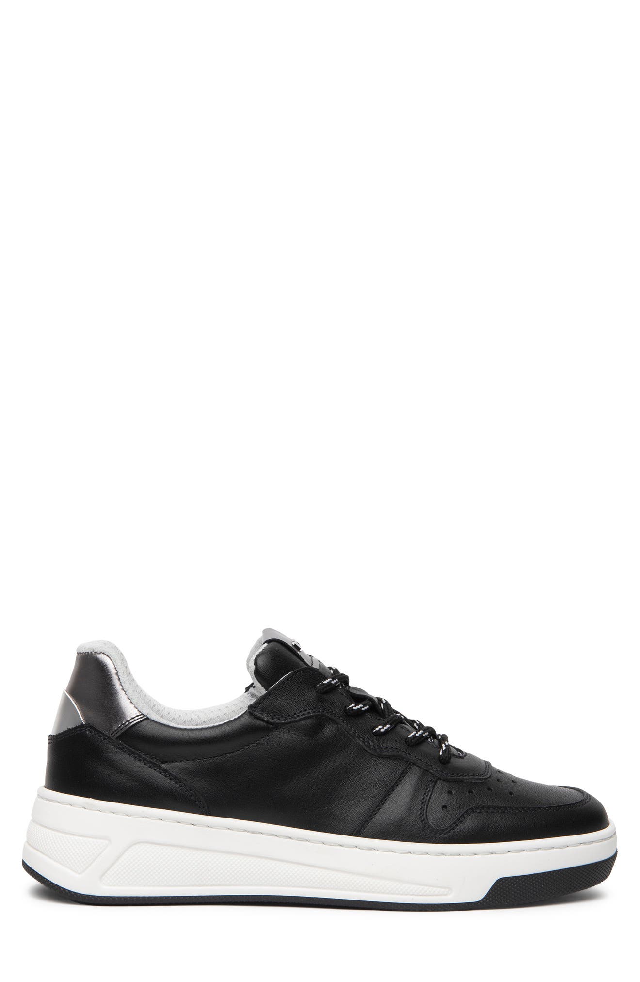 NeroGiardini Clean Retro Leather Sneaker, Alternate, color, 