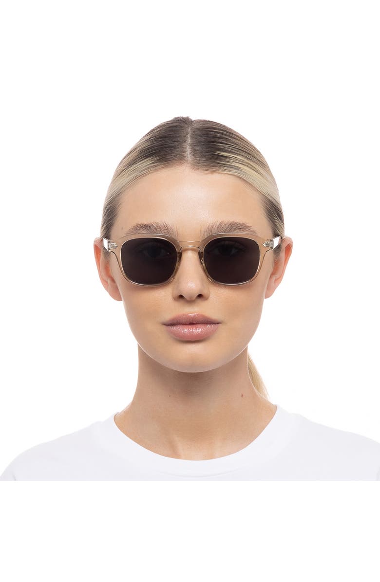 AIRE Serpens 38mm Rectangular Sunglasses, Alternate, color, Pebble