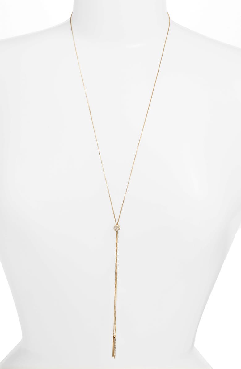 Nordstrom Pavé Slide Bolo Necklace, Main, color,