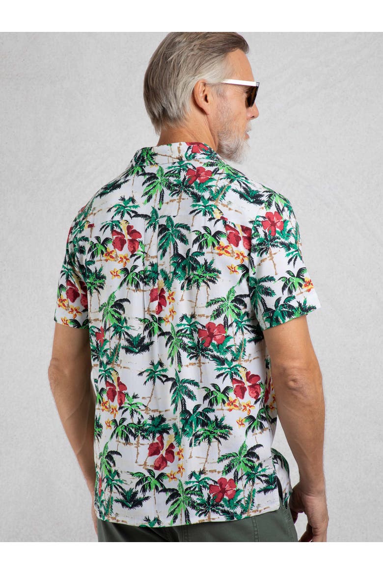 Holborn Hawaiian Shirt, Alternate, color, Peapod