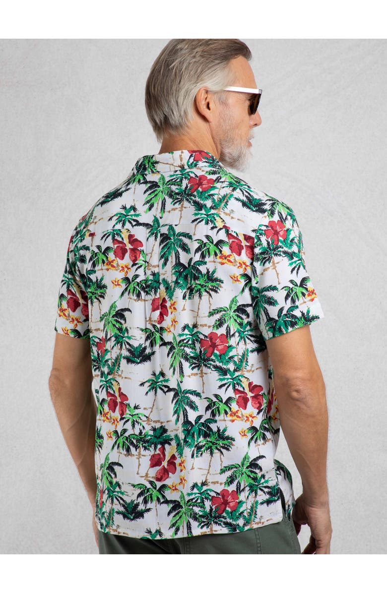 Weird Fish Holborn Hawaiian Shirt, Alternate, color, Peapod