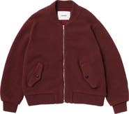 vowels Handstitch Knitted Bomber Jacket