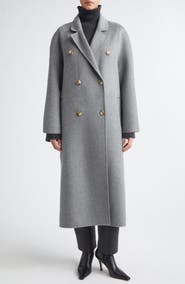 LOULOU DE SAISON Irvin Double Breasted Wool & Cashmere Coat
