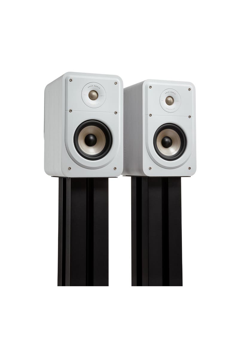 Polk Audio Signature Elite ES15 Compact Bookshelf Speakers - Pair, Alternate, color, White