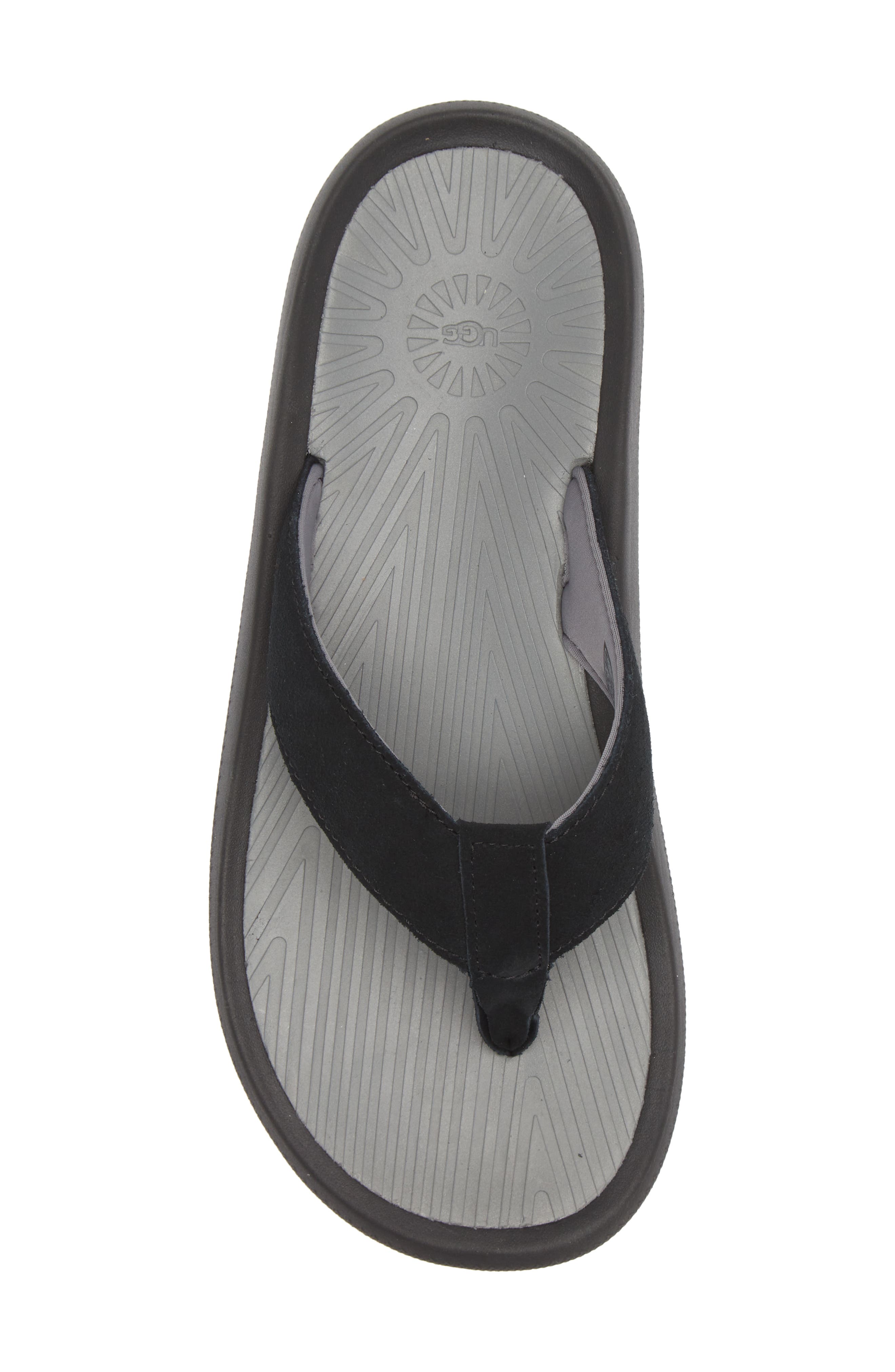 Brookside II Flip Flop, Alternate, color, BLACK