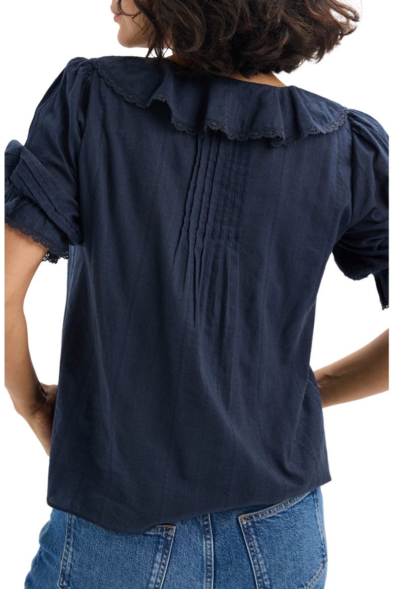 The Lou Lou Nursing Blouse, Alternate, color, Navy