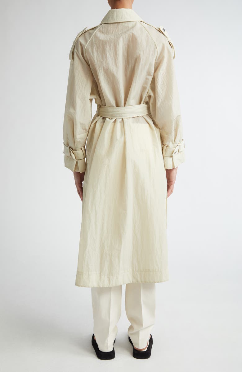 PARTOW Arizona Crinkled Nylon Trench Coat, Alternate, color,