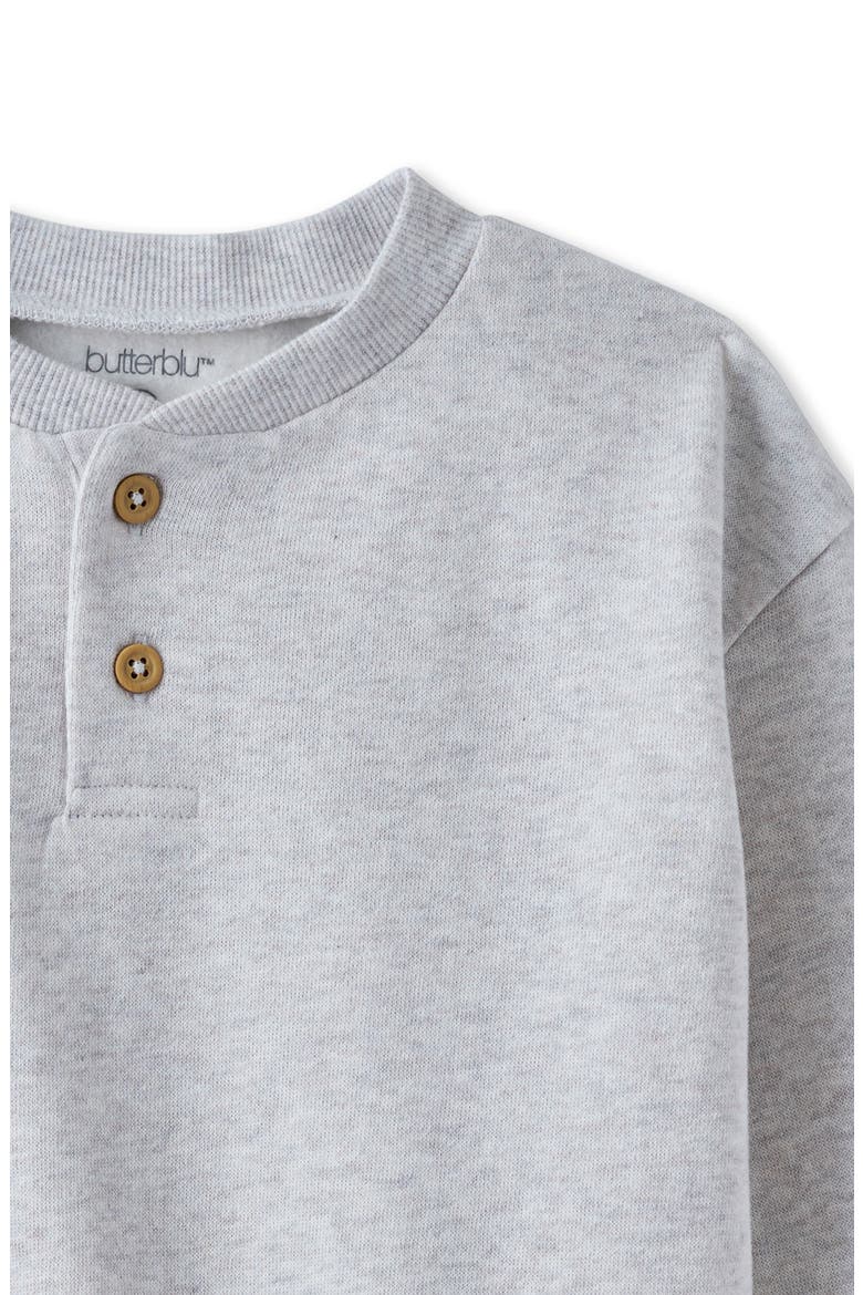 Kids' Jerry Henley Fleece Sweatsuit, Alternate, color, STONE