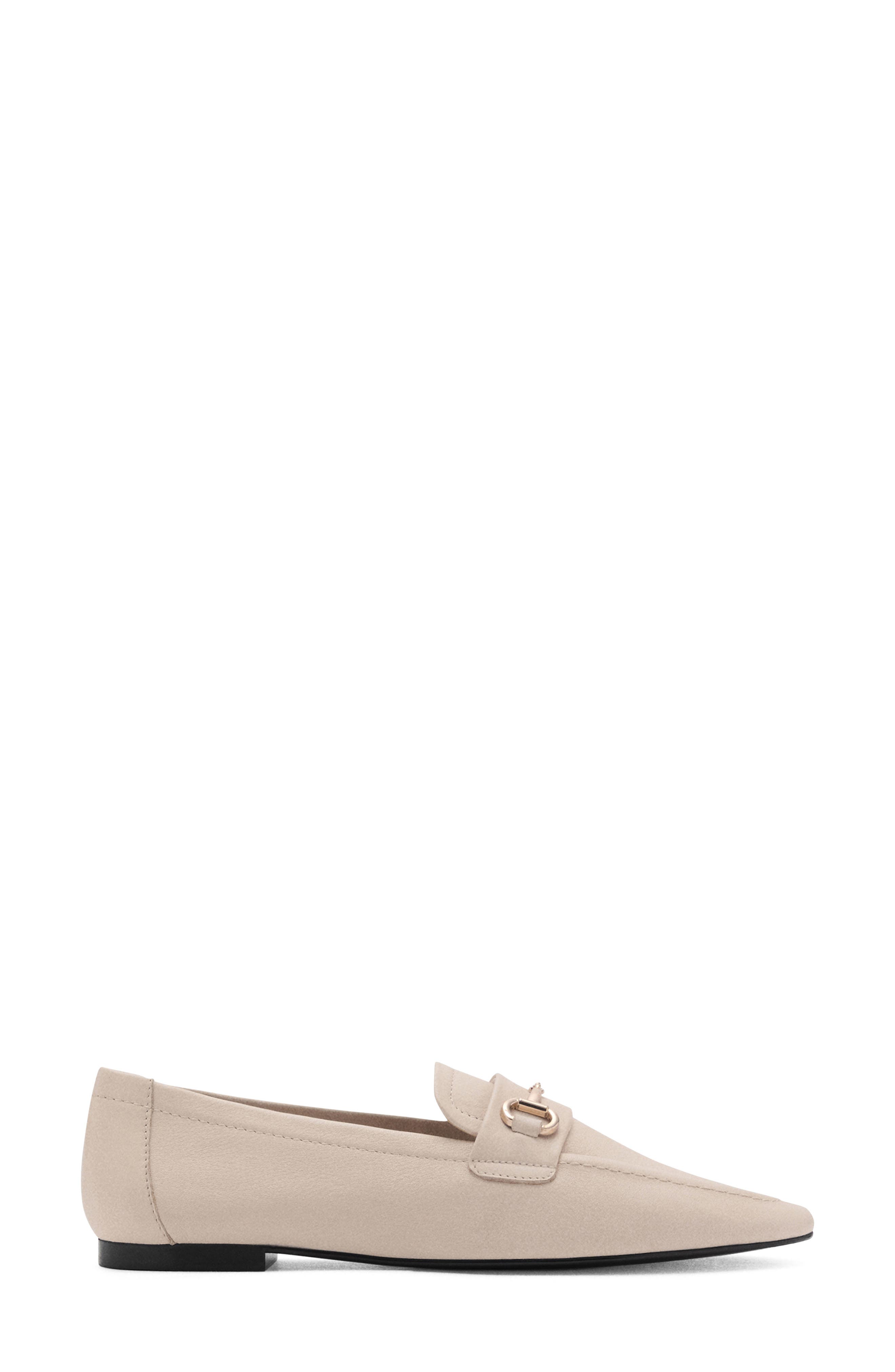 Buckle Leather Moc-Toe Flat - image 4