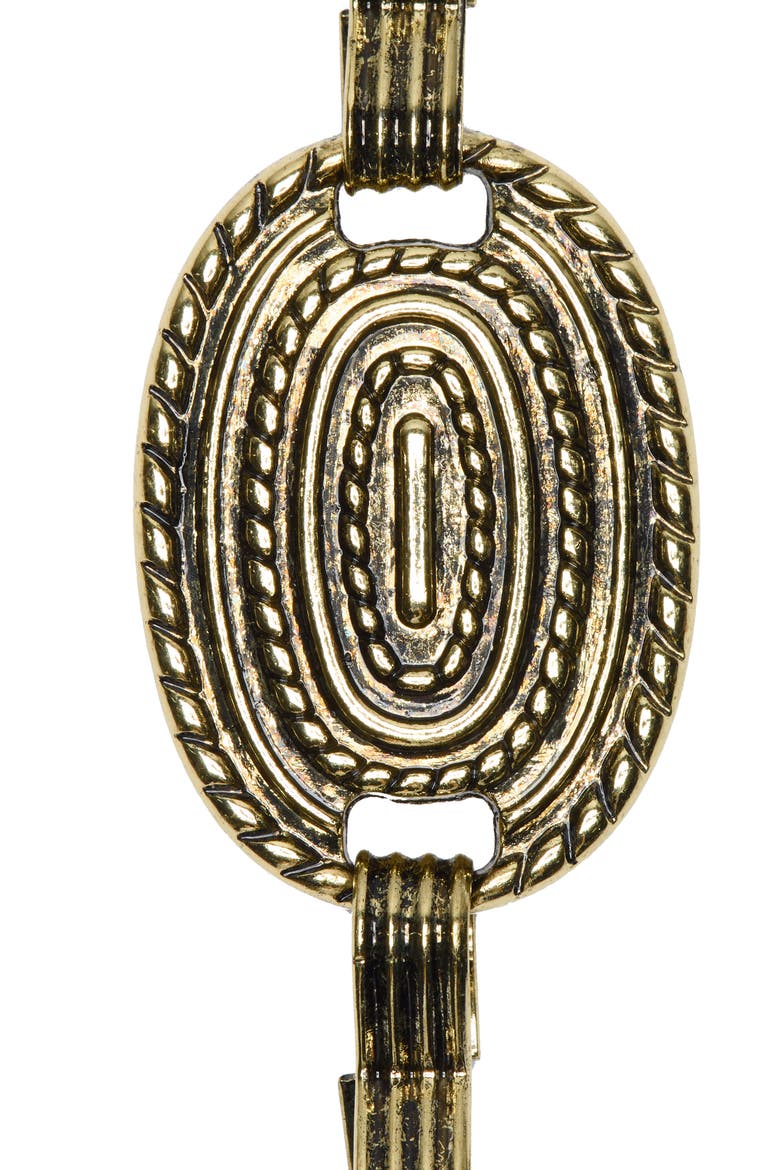 Mixed Braided Chain Belt, Alternate, color, GOLD