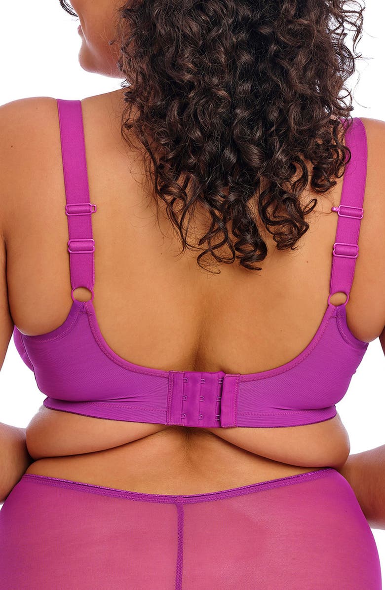 Elomi Matilda Full Figure Underwire Plunge Bra, Alternate, color, Hollyhock