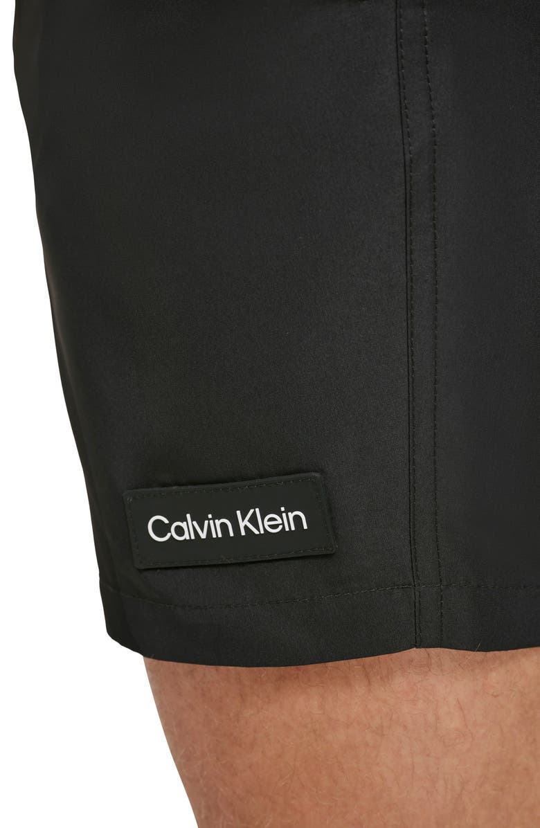 Calvin Klein Modern Euro UPF 40+ Swim Trunks, Alternate, color, 