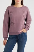 Pendleton Embroidered Cotton French Terry Crewneck Sweatshirt